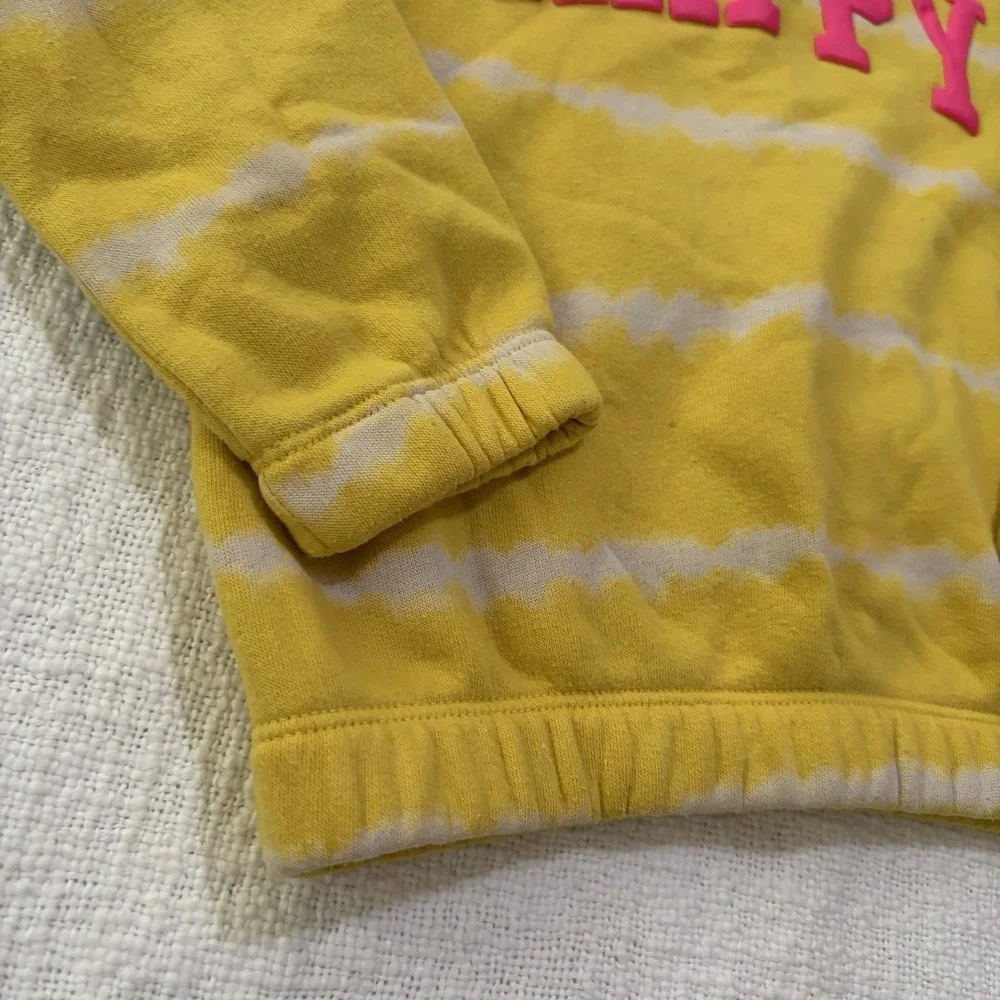 GAP Kids Yellow Sweatsuit Set 2pc  Sweatshirt Joggers Girls XS 4/5 School